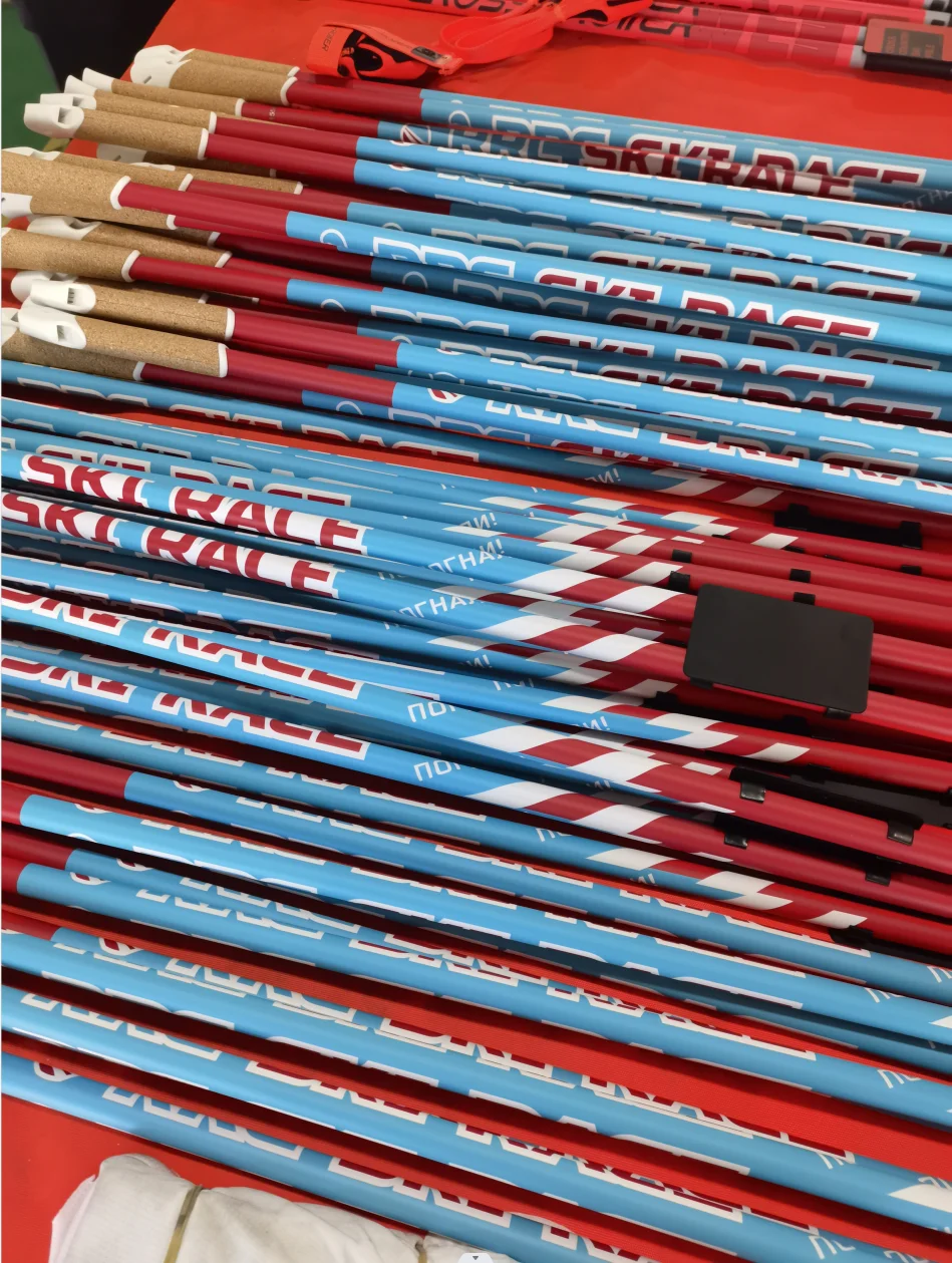 100% Carbon Fiber Cross Country Ski Poles Winter Sports Skiing