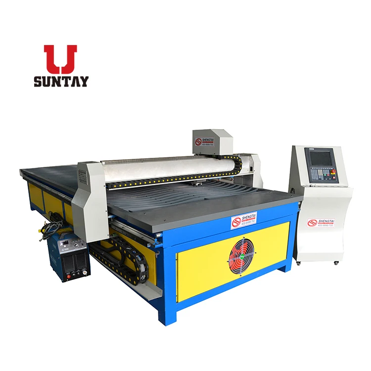 CNC plasma cutter cutting machine with huayuan plasma cutter power source plasma machine for duct cutting