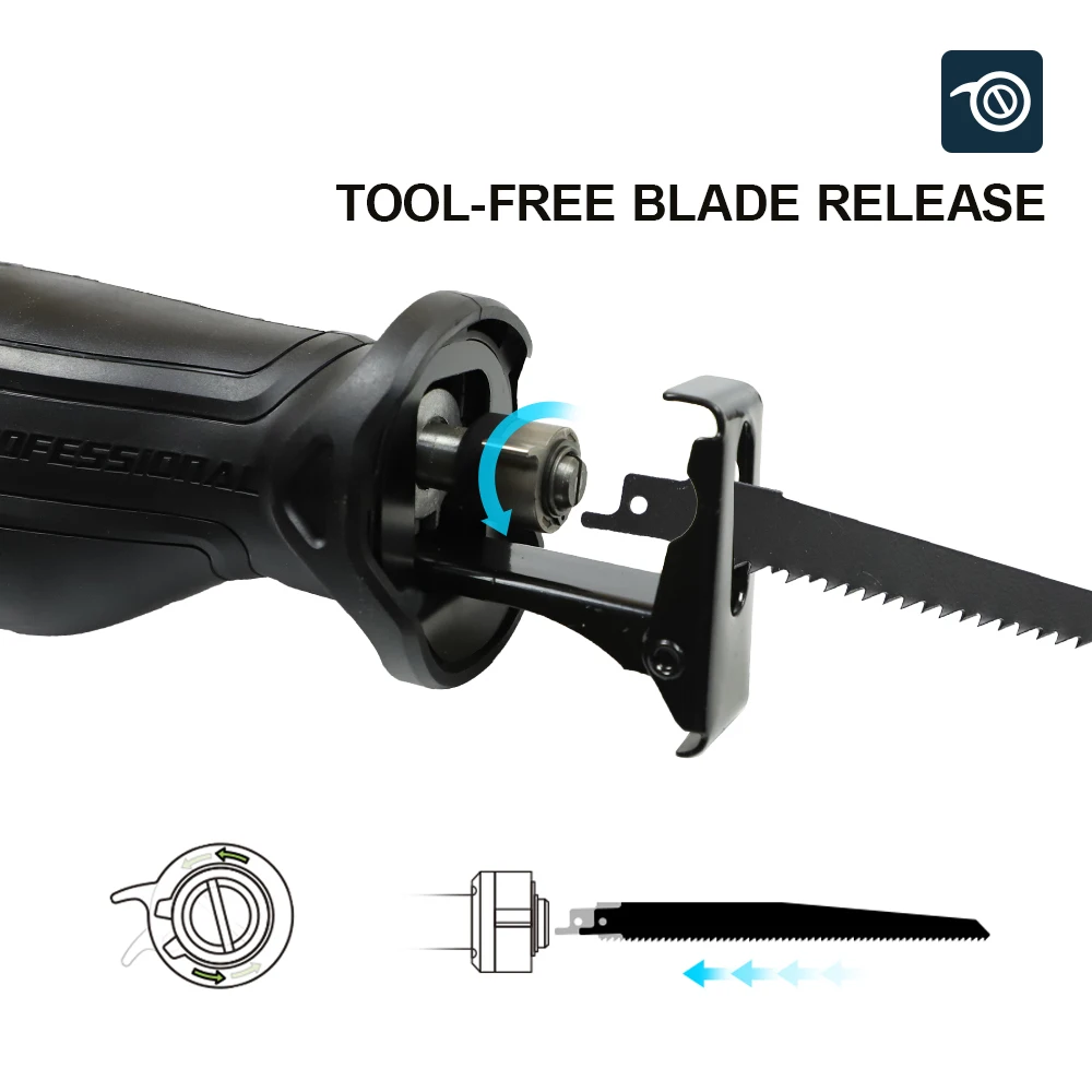 1050W 28mm Reciprocating Saw - Powerful 2220-240V Power Tool