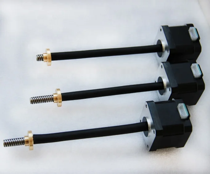 42mm NEMA 17 External Non-captive Lead Screw Stepper Motor Linear Actuator