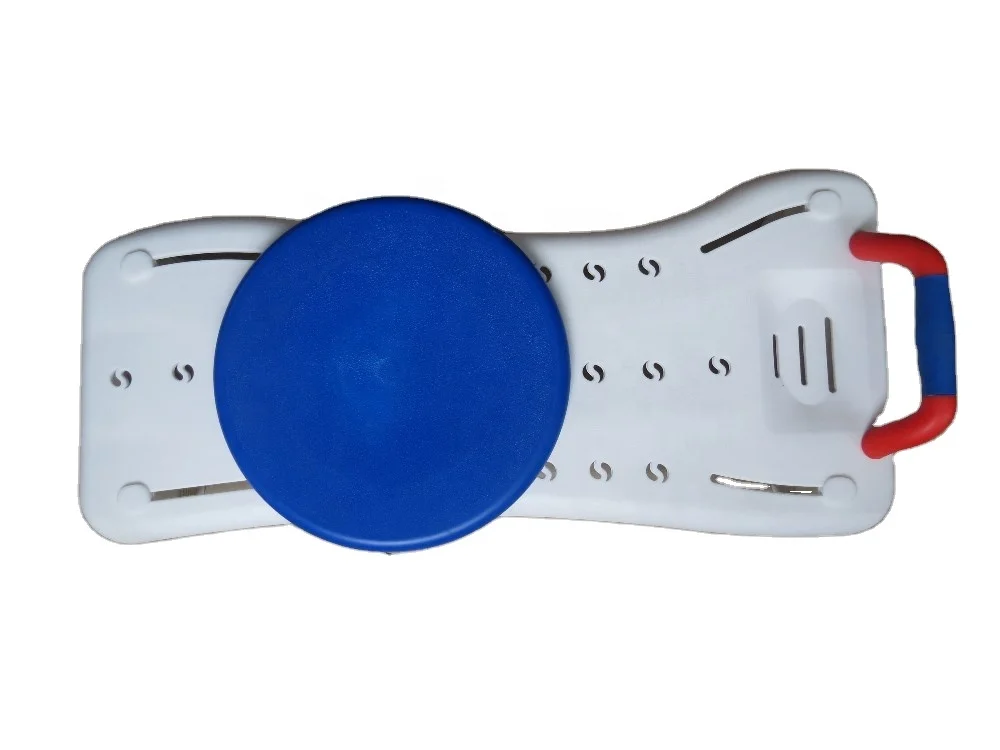 Wholesale Healthcare Disabled people Homecare Safety Adjustable 2-in-1 Bath Board with Swivel Seat Bathroom seating pad