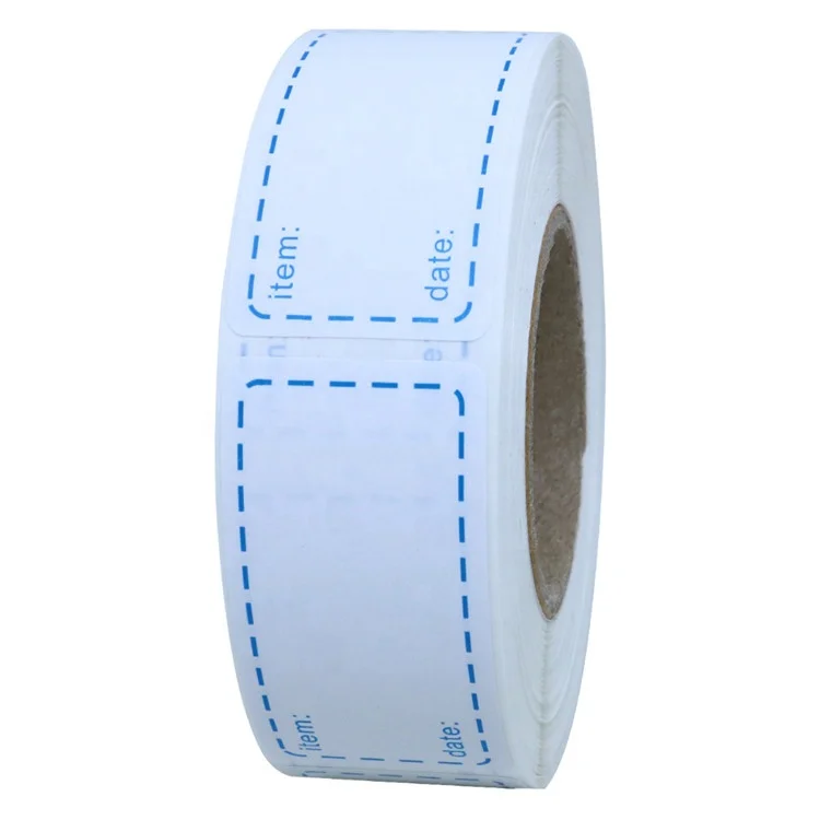 Hybsk 500pcs Removable Storage Stickers Freezer Labels 1 x 2 Inch Waterproof Oil-Resistant Refrigerator Kitchen Labels