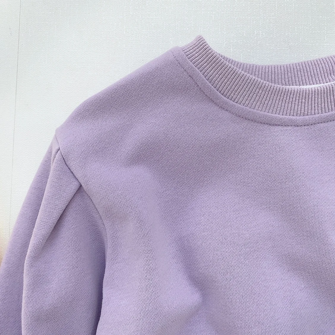 Korean Style Girls Clothes Set Fashion Solid Sweatshirt Top Flare Pants Suit Newborn Toddler Clothing Tracksuit Sets Streetwear