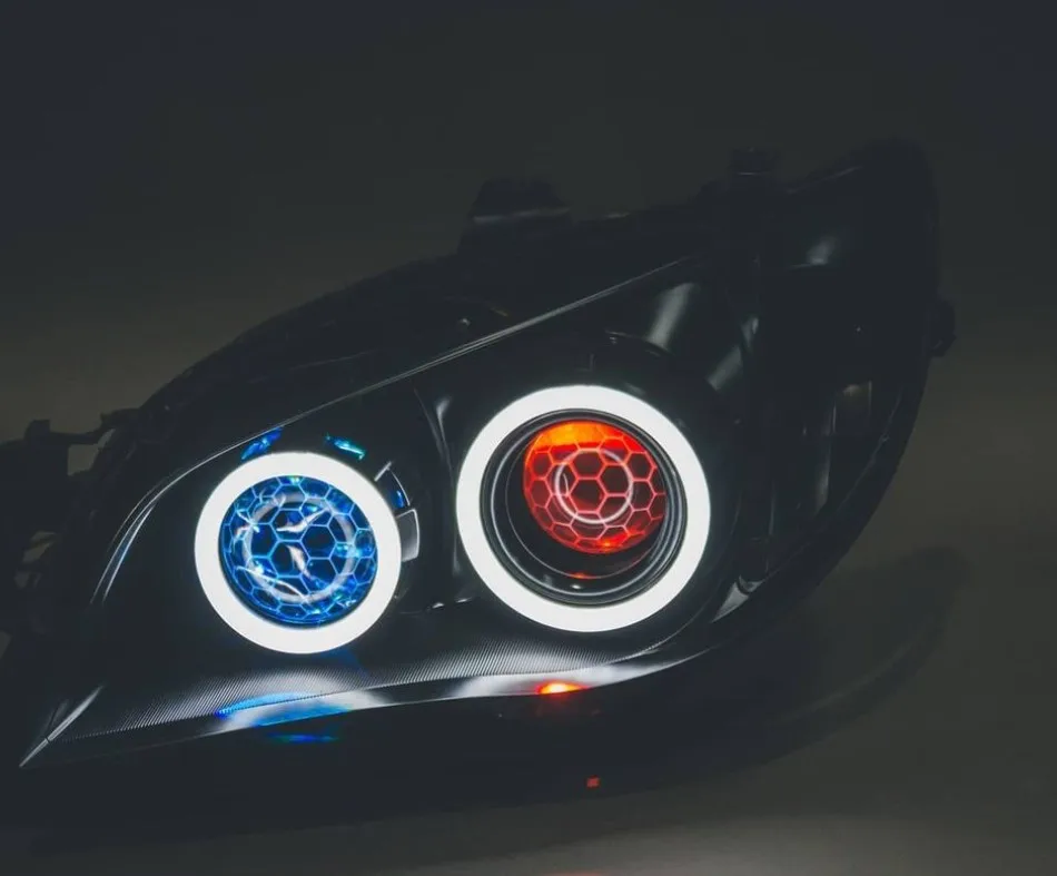 Bi Xenon Projector Lenses 3 inch Honeycomb Lens 2.5 inch H4 H7 Headlight other car accessories