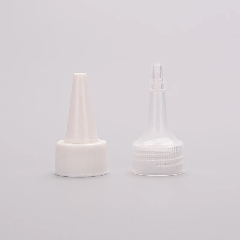 PP Squeeze Nozzle Tip Cap Twist Top Plastic Cap for 18/410 20/410 24/410 28/410 size