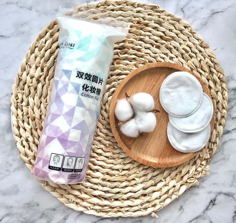 Оптовая продажа, индивидуальные хлопковые ватные тампоны для снятия макияжа, одноразовые ватные тампоны для снятия макияжа глаз