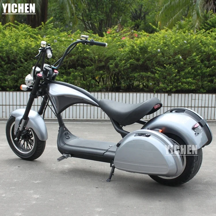  YICHEN Moto Electrique 60v 2400w 40mph Scooter Electric Moped Sports Bike Cruiser Touring Motorcycle