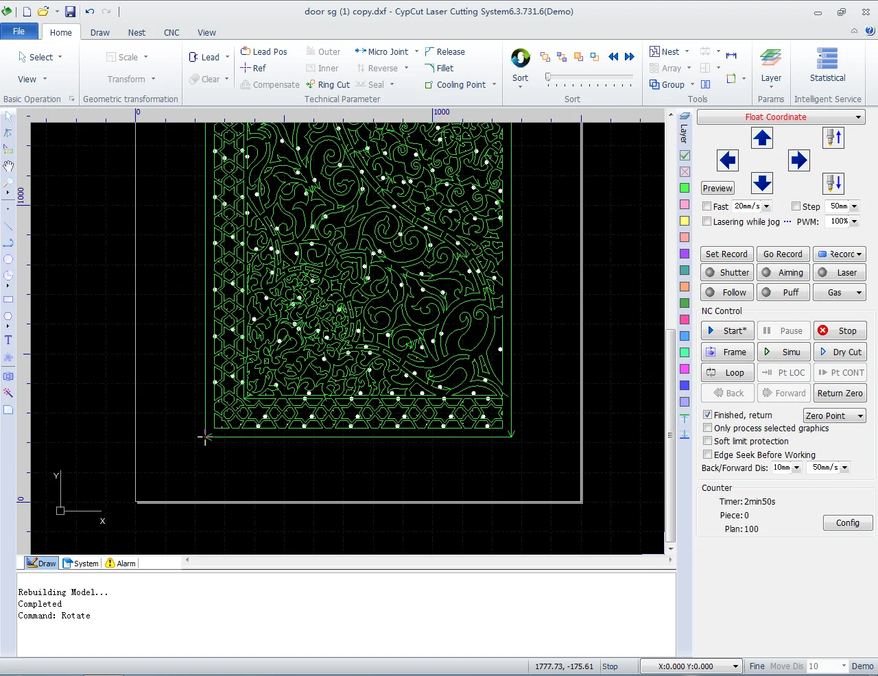 Friendness Laser Control System FSCUT2000 for Fiber Laser Cutting Machine with THC