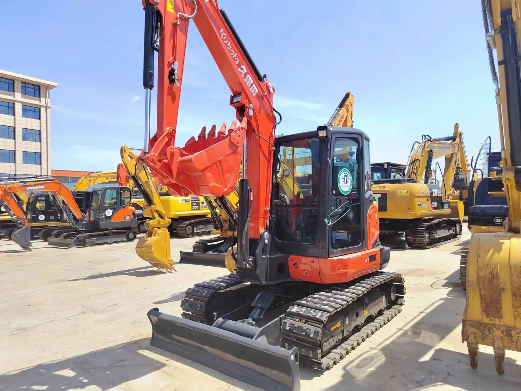 small excavator high quality used kubota kx165 excavator with bulldozer crawler machine usd mini kubota kx165 Cheap excavator