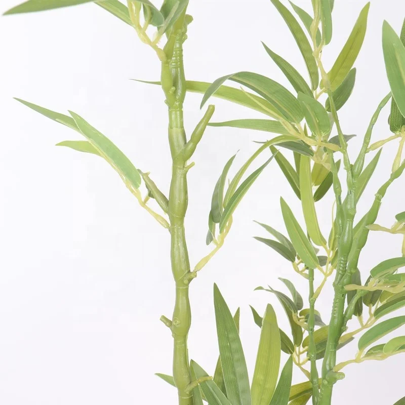 Good Quality Factory Wholesale Real Touch Fake Plant Tree Leaf Artificial Bamboo For Event Decoration 7377