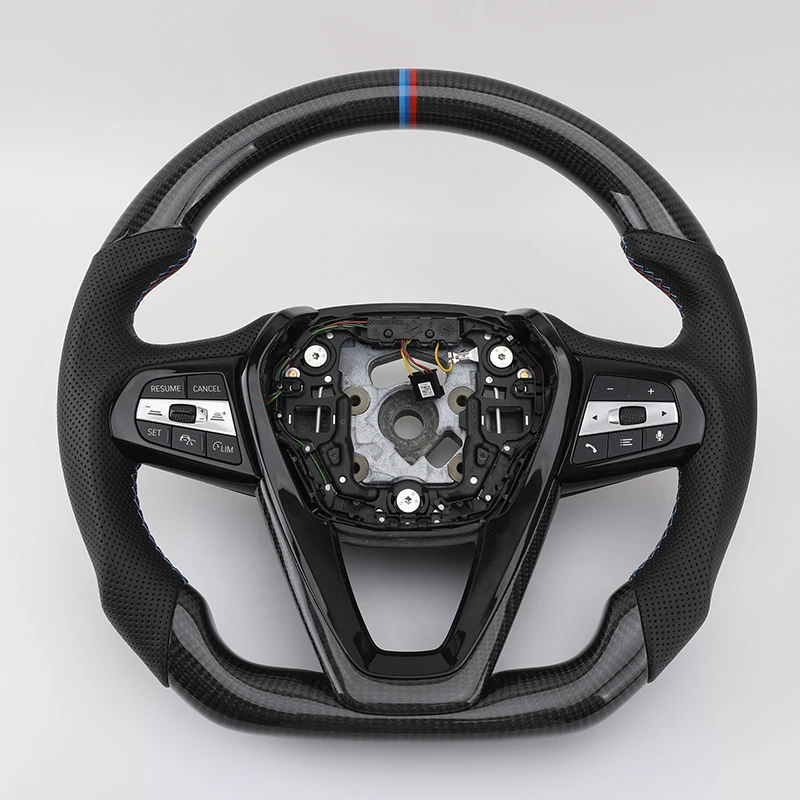 Автомобильный руль из углеродного волокна для BMW F01 F03 F04 F06 F10 F11 F12 F13 F15 F16 F18 F20 F25 F26 F30 E46 E60 м2 м3 M4