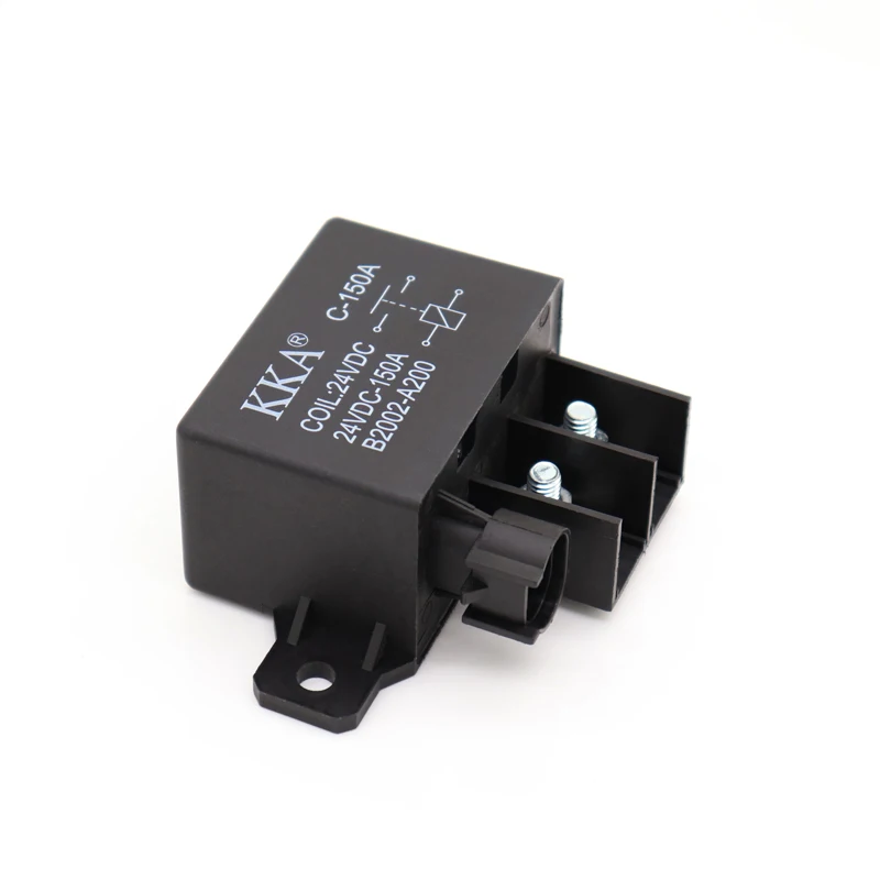 Factory hot sales high power car relay 24v heavy-duty relay 12v/24v 150a tyco type kka-c150 150a car start automotive relay
