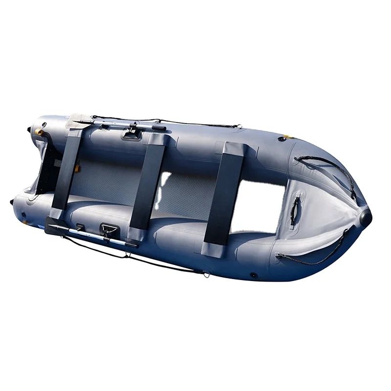 14.1ft Inflatable Boat Inflatable Kayak 2 persons Canoe Fishing Inflatable poonton Boat