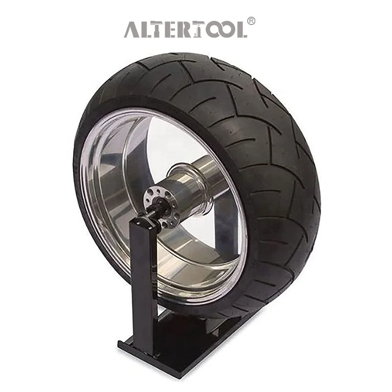 Altertool Portable High Quality Motorcycle Wheel Balancer With Motorcycle Wheel Balancer Cones