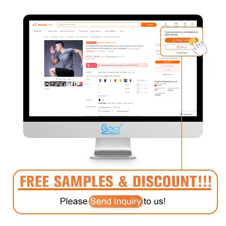 New sports shorts men  double-layer anti-slip running training five-point pants quick drying basketball shorts