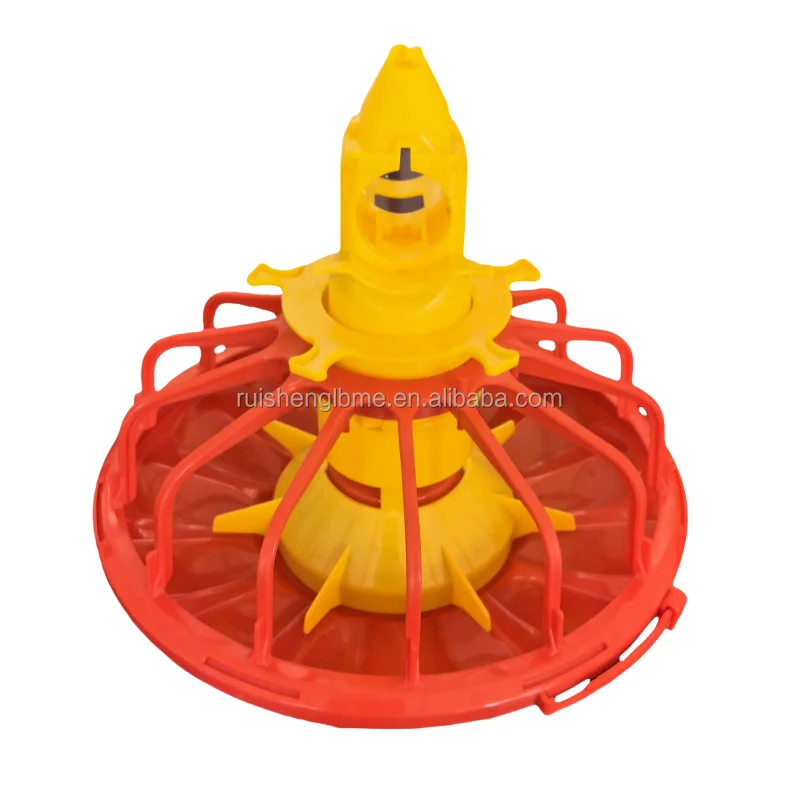 Portable Automatic Pan Feeder for Poultry Chicken House Poultry Feed Equipment with Chicken Feeders RS-08