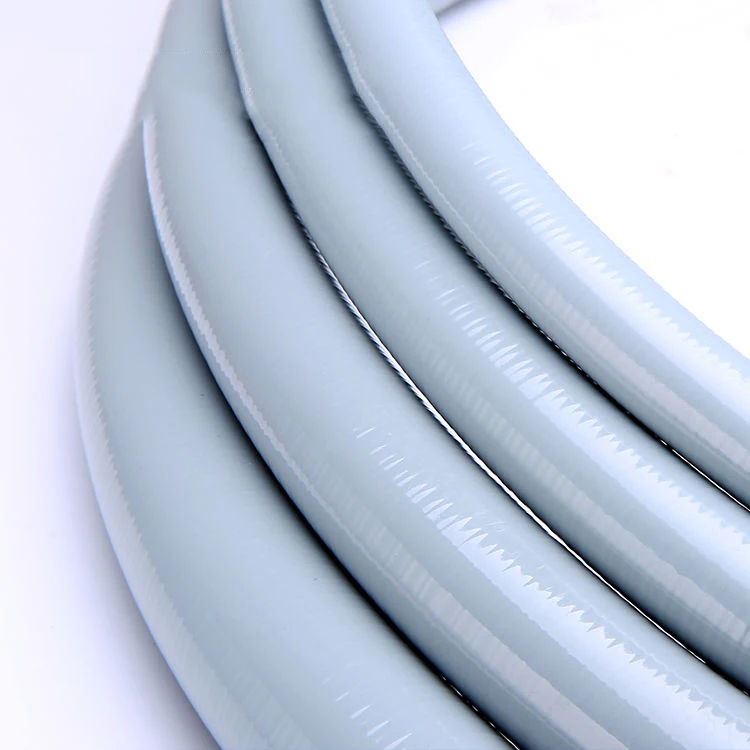 Smooth PVC Coated Flexible Liquid Tight 20mm 25mm 32mm 38mm Nominal Diameter Galvanised Steel Conduit Pipe