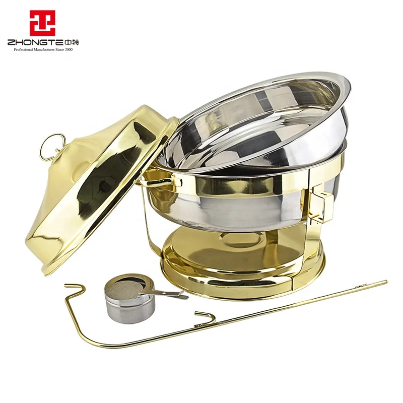 zhongte chinese supplier buffet utensils to chafing dish in thermos for hot food