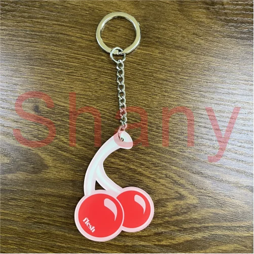 Hot selling letter custom keychain printing anime acrylic keychains with low price