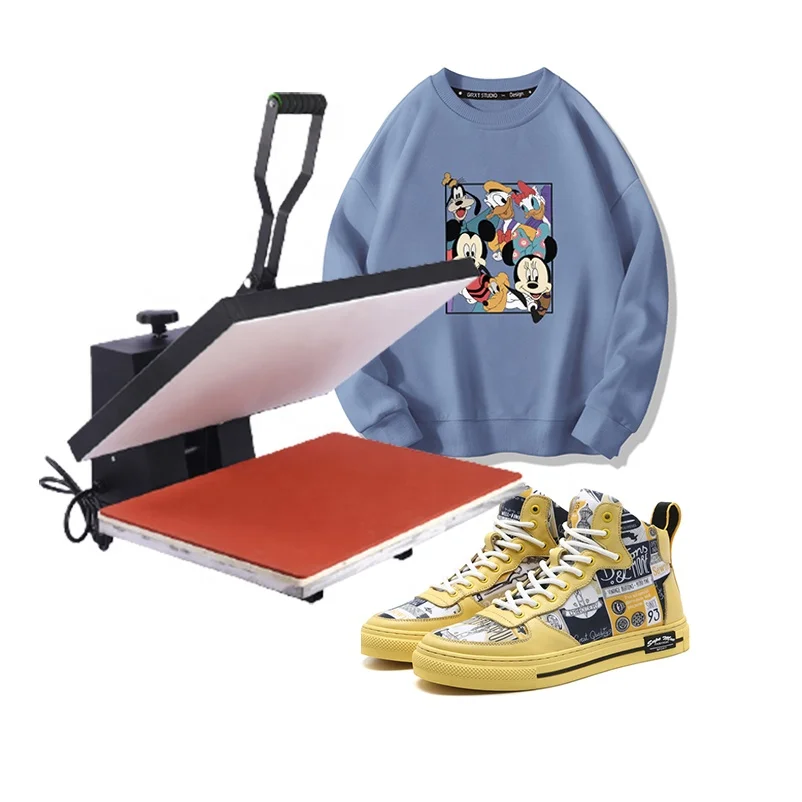 Combo Automatic Cap/hat T-shirt Heatpress Transfer Heat Press Machine Sublimation Dropshipping 5 in 1 8 in 1 9 in 1 6 in 1 A3 A4