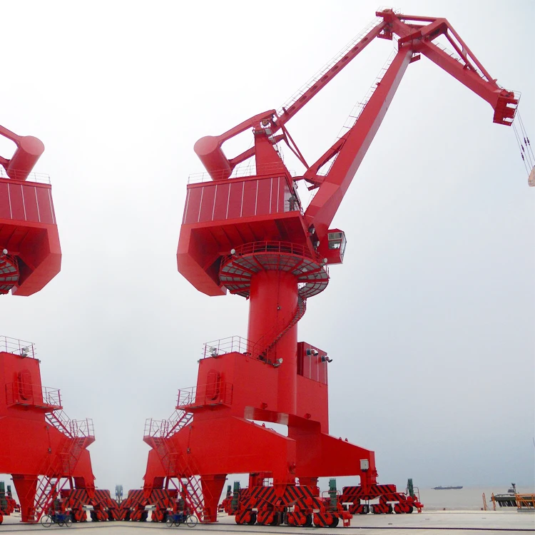Heavy Duty Portal Crane Mobile Harbour For 20 TON Container Lifting