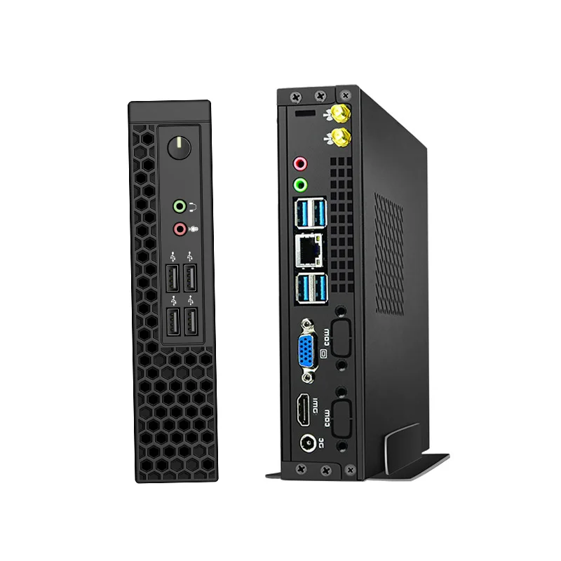 Mini Pcs Core Intel I3 7100 I5 7400 I7 7700 Kaby Lake Wifi Lan Computer Gaming Pc 8G 512G Mini Pc