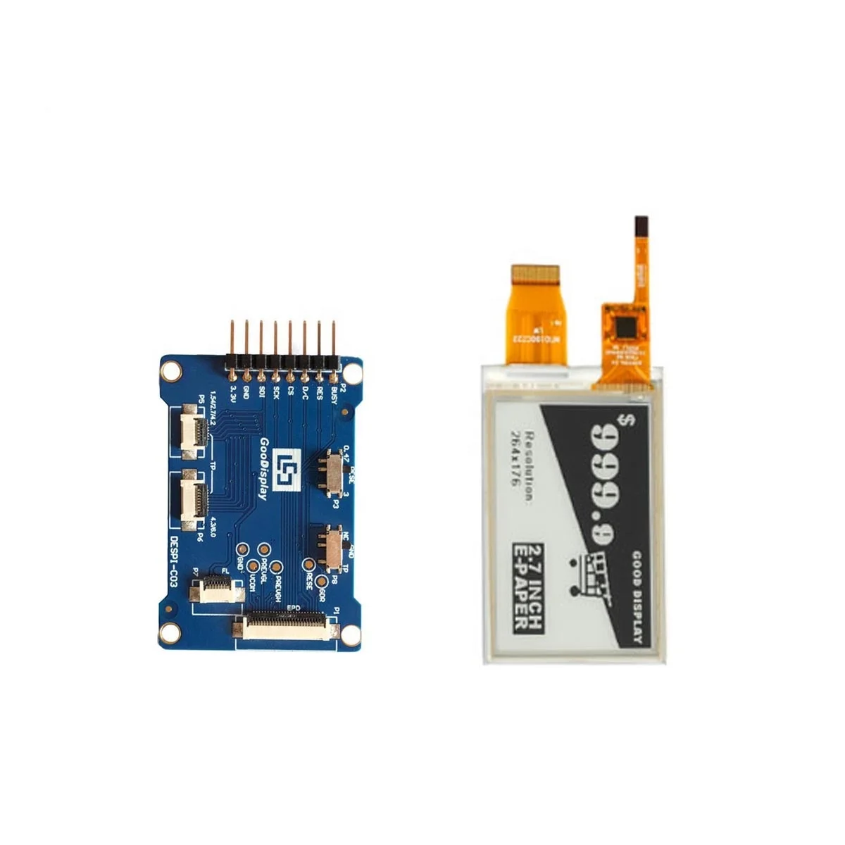 Goodisplay e-ink дисплей usb 2 7 дюймов с сенсорной панелью для электронной