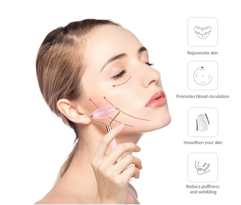 High Grade Anti Aging Massage Customizable Logo jade facial roller Body With Guasha