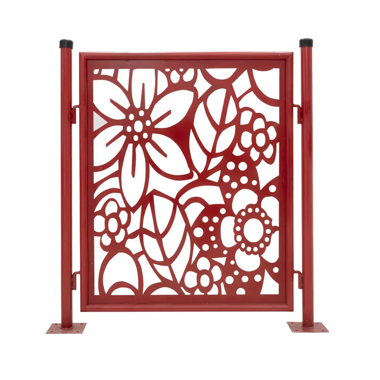 
2021 new products Recycled materials Plastic wood composites garden fence for house decoration 