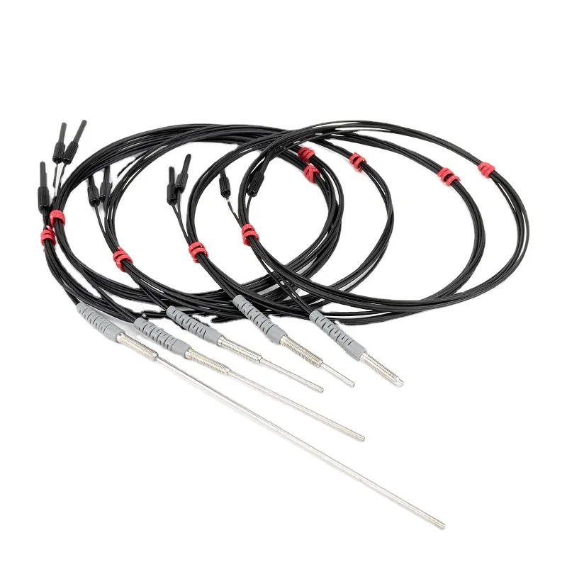 JM RC310-L High Quality Photoelectric Sensor Coaxial Optical Fiber with Metal Tube Cable Sensor