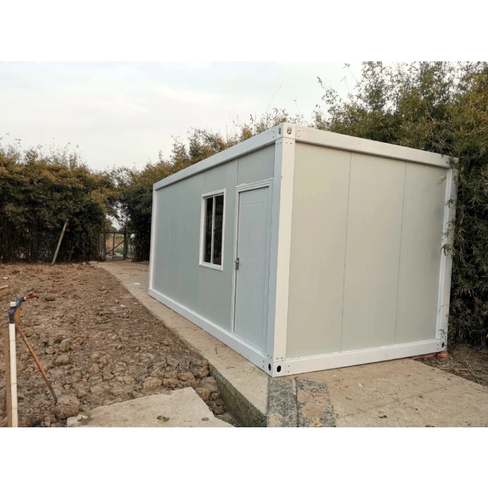 Heat Sound Insulated 20 Square Eps Cement Fast Build Sandwich Panel Prefab Mobile Container  House For Vacation And Leisure