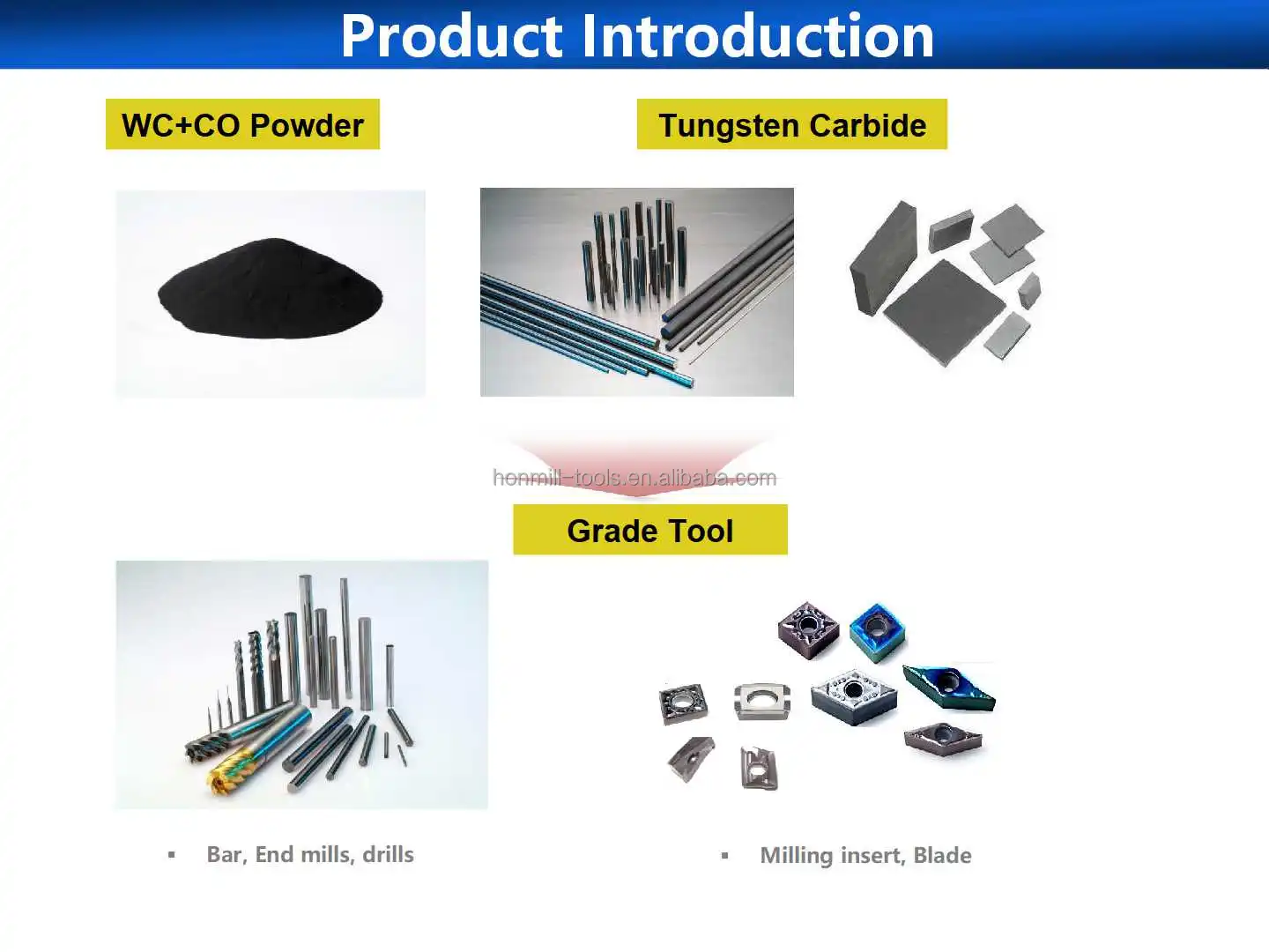 HNT HRC 65 solid carbide 2 flutes ball nose end mills R4*12L*60L China CNC cuting tools