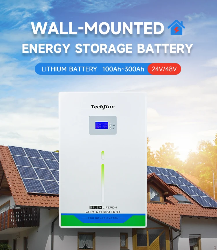 Techfine 51.2V 200AH Lifepo4 solar storage lithium battery Class A 100AH 200AH 300AH for solar inverter system