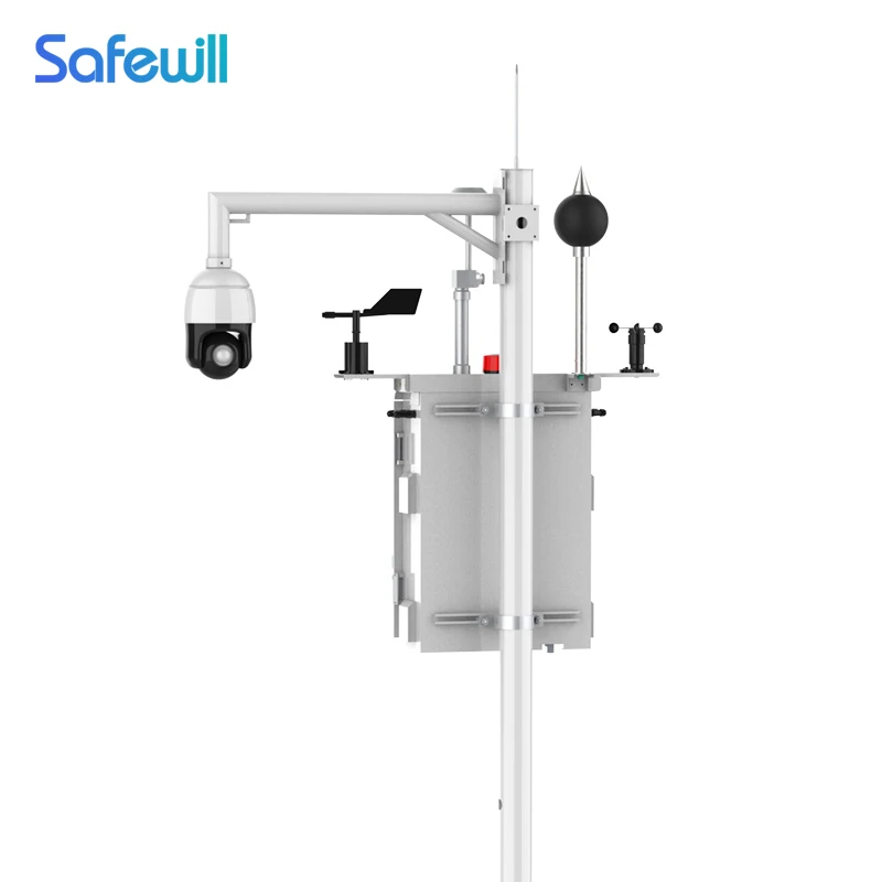 SAFEWILL ES80A-A6 smart air quality monitoring real time pm 2.5 pm10 detector air quality monitoring system