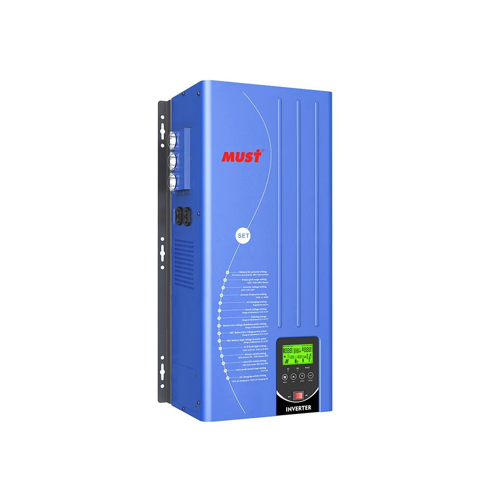 MUST Factory Directly Low Frequency Split Phase hybrid Solar Inverter Charger 5KW