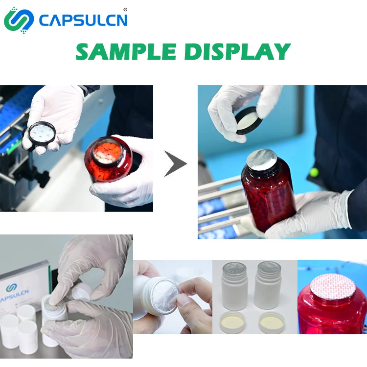 Automatic Cap Sealer Aluminum Foil Gasket Induction Sealing Machine For Plastic Glass Bottle Cap