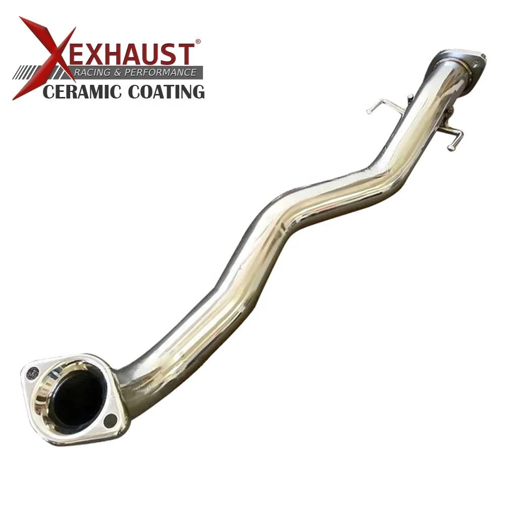 Ceramic coating  exhaust pipes exhaust manifold exhaust headers downpipe for Mitsubishi Lancer EVO Evolution 8 9