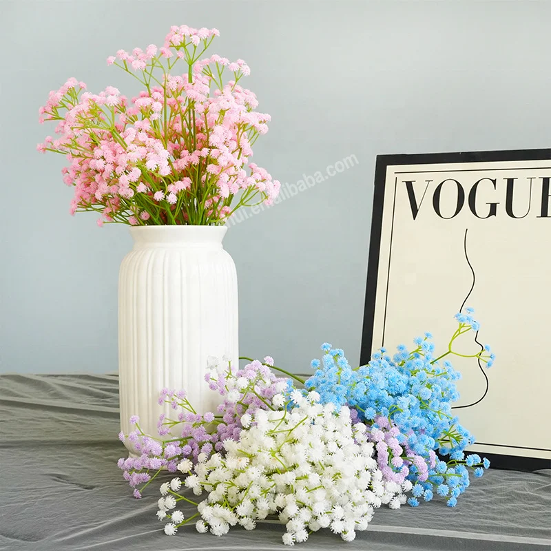 Hot sell 108 heads high simulation Haworthia minima flowers branch artificial flowers for indoor wedding decoration
