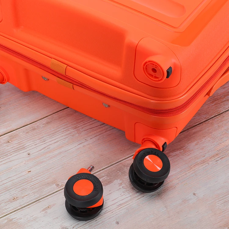 Factory Cheap Lightweight Travelling Trolley Bags Mute Wheels Unbreakable Suitcases For Men Women