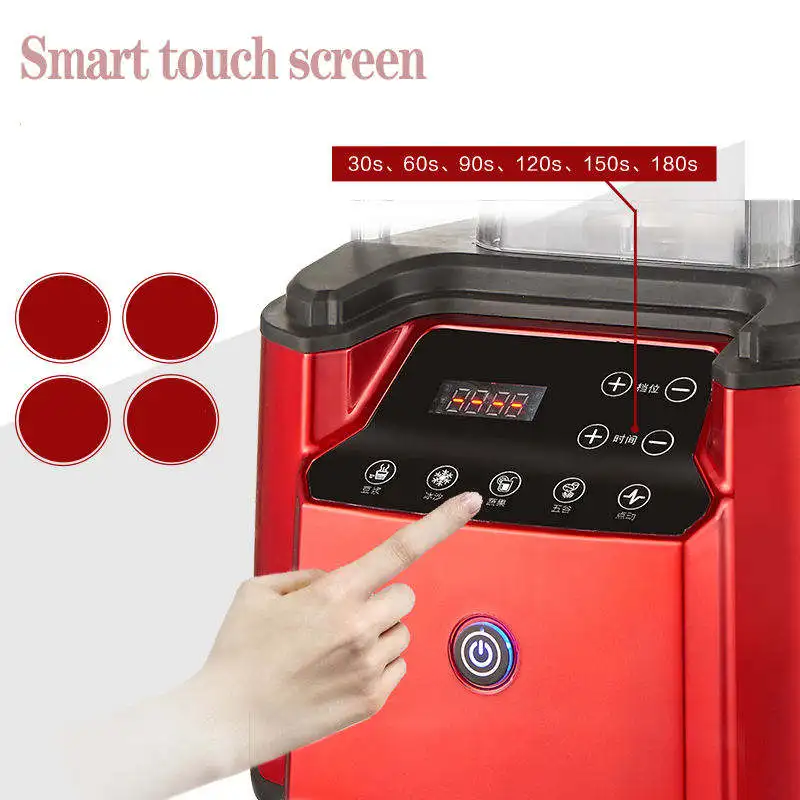 Quiet No Noise Professional Supplier Smart Mixer Shakes Ice Juicers Industrial Maker Commercial Nutri Blender Smoothie Machine