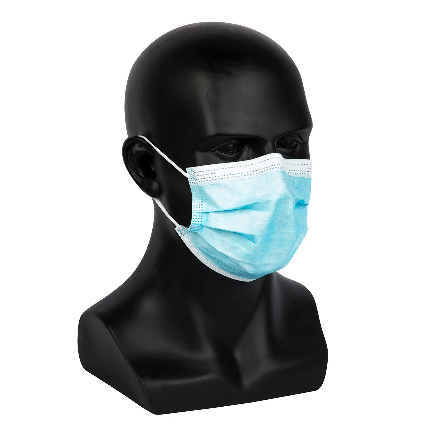 Wholesale Fast Delivery ZHONGJIANLE Factory Price 3ply Mask Facemask Blue Disposable Face Masks