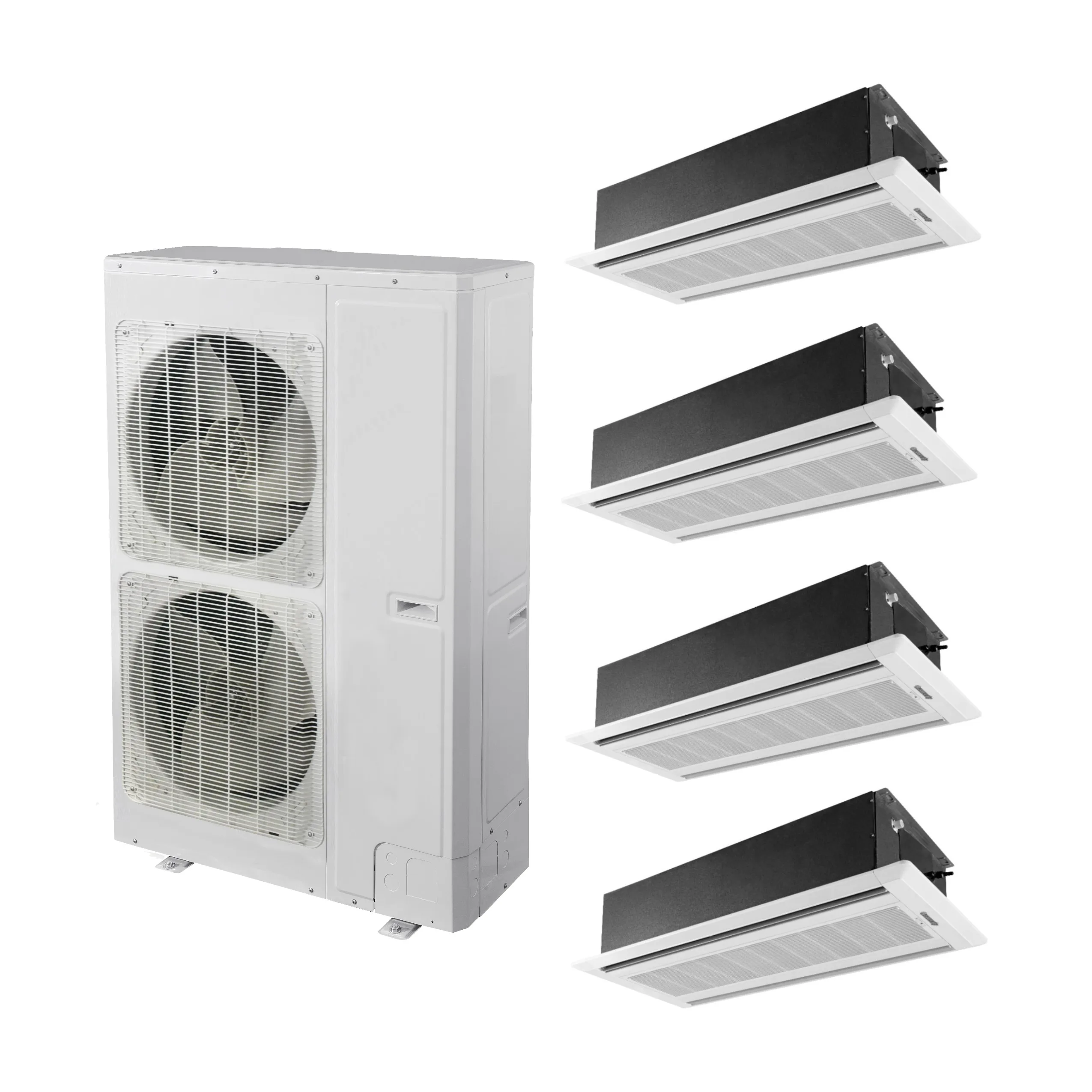2 Way Cassette 4 Zone Air Conditioner Residential Heating/Cooling Ac Multi Split Ceiling Cassette VRF System Air Condition