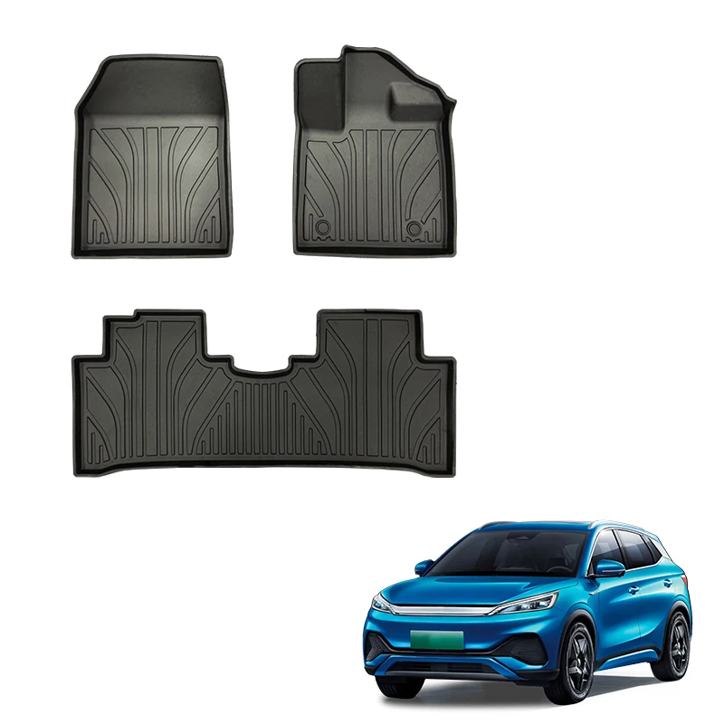 Auto Interior Accessories Car Mat Waterproof RHD Foot Mat Car Floor Mats Linner For BYD ATTO 3 Yuan Plus Accessory