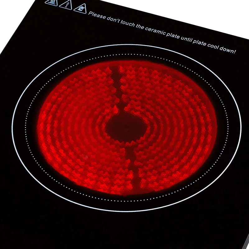 Лидер продаж индукционная варочная панель 2 кВт мультифункциональная керамическая плита из нержавеющей стали