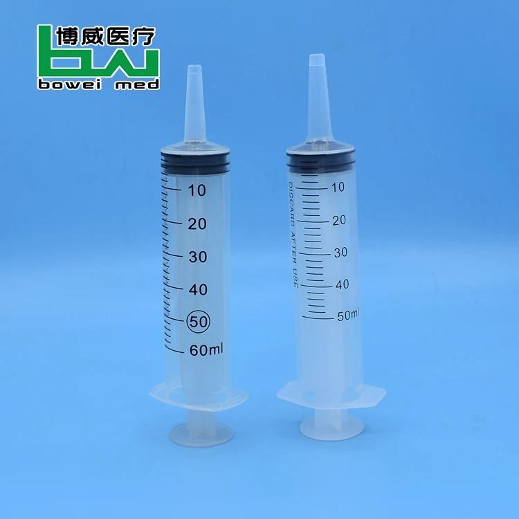 
CE ISO approved irrigation syringe 50ml/60ml Disposable Feeding Syringe large syringe 50cc 60cc 