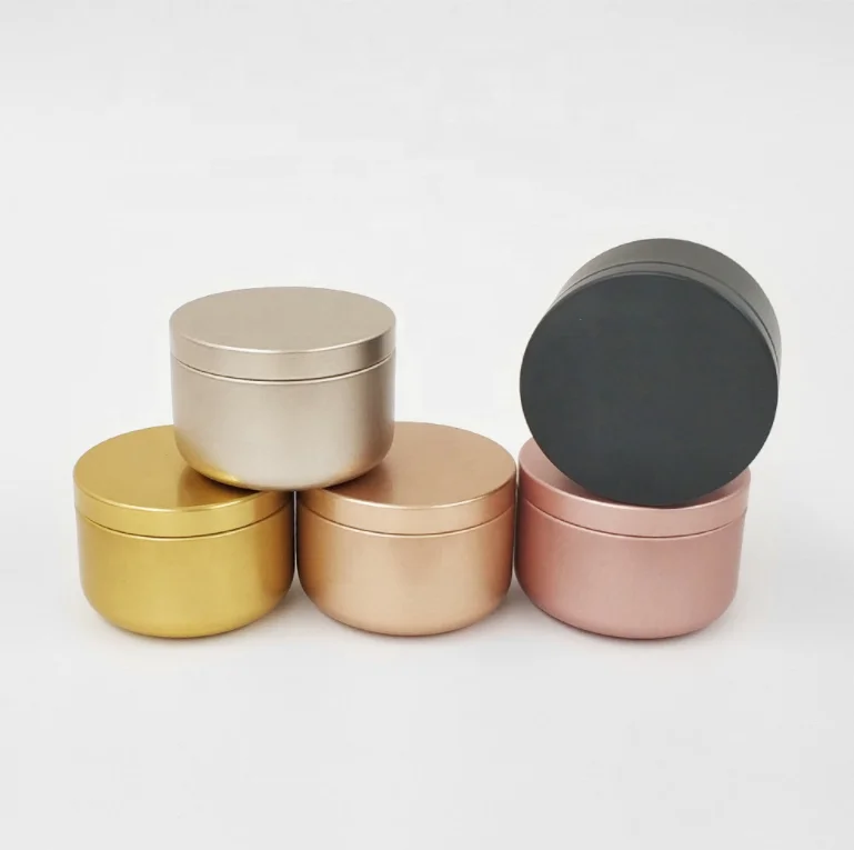 BEISI-JA11 50 мл 1,8 oz флип-крышкой Жестяная Банка сплошной цвет свечи для изготовления жестяной банки лампы в форме свечи банки контейнер с крышкой