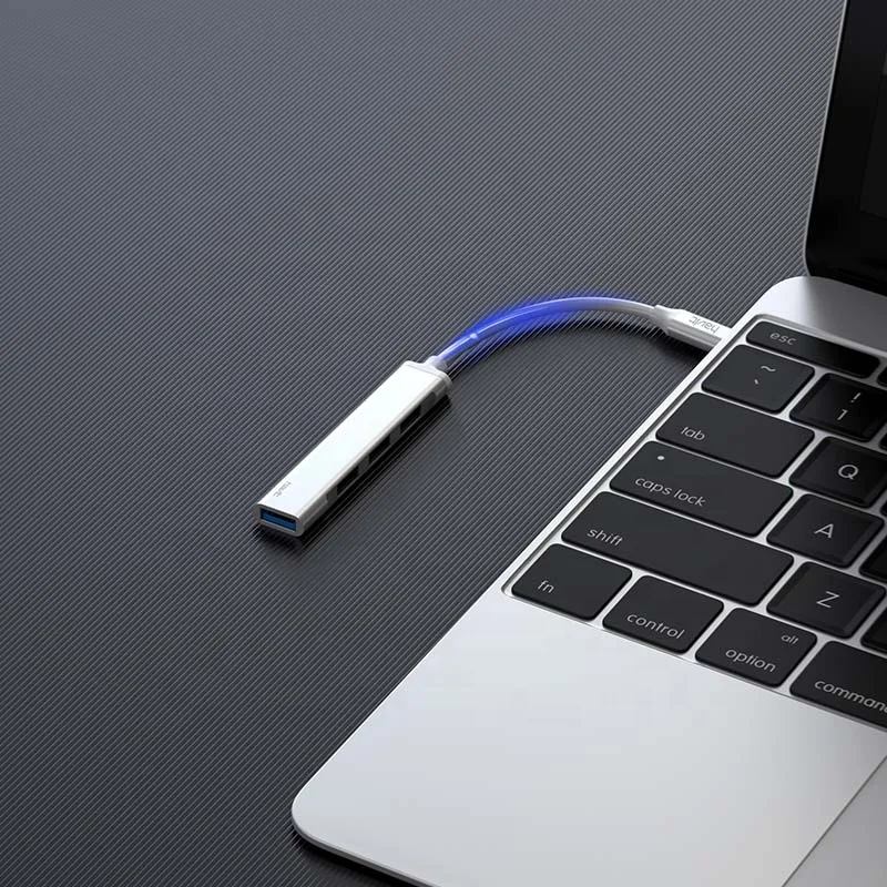 Hb41 Havit Usb Hub 4.0 4 In 1 For Laptop Computer Multifunction Wholesale Charging Phone Dock Station Type-C To Usb Hub