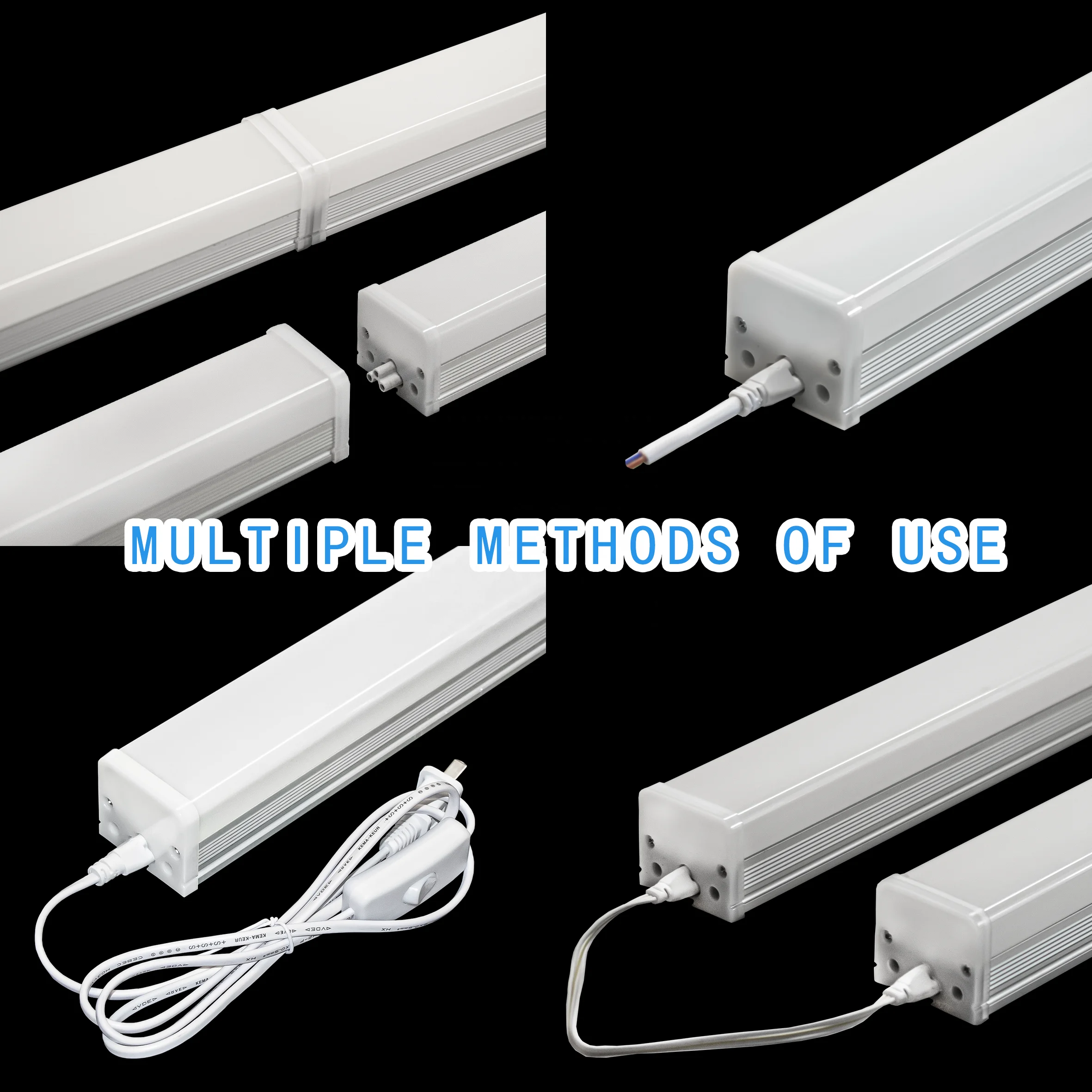 Industrial led lighting 600/1200/1500MM 18w/36w/48w Linkable led batten light fixture