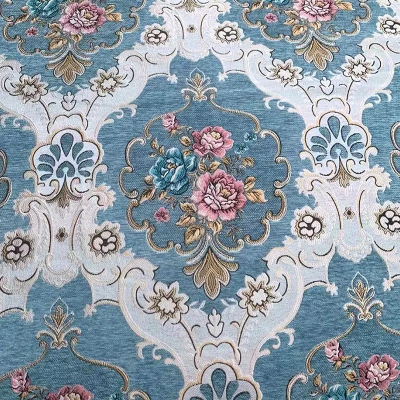 New Arrival Trancal velvet, African Moroccan Sofa Fabric Upholstery Crinkle Fabric Patterned Holland Embroidery Curtain