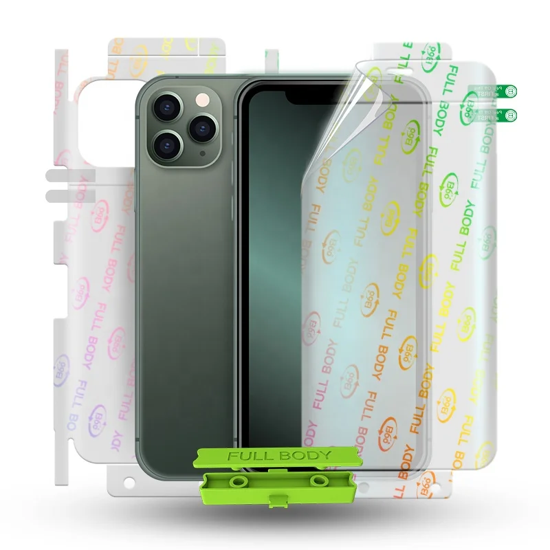 
ТПУ гидрогелевый 360 полноразмерный протектор экрана самовосстанавливающаяся ультратонкая пленка 3D полное покрытие для iPhone 12 pro max 